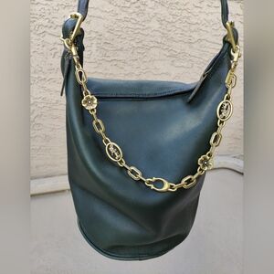 Rare Vintage Coach 9085 Duffle Sac Dark Green